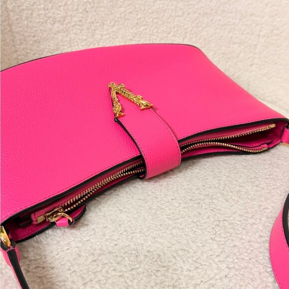 Versace leather shoulder bag pink - Picture 4 of 7